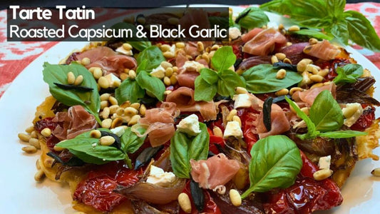 Roasted Capsicum with Garlic Tarte Tatin