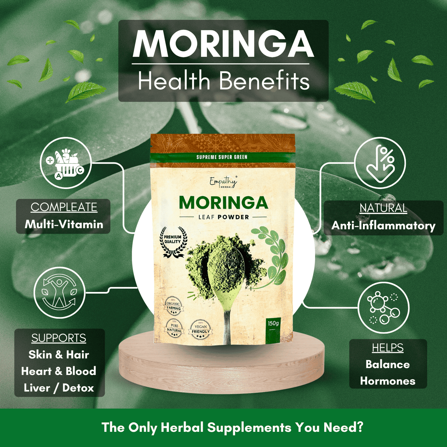 moringa powder benefits