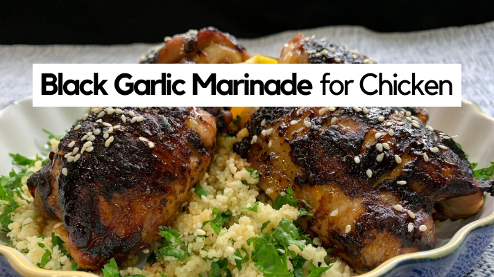 Black garlic marinade recipe