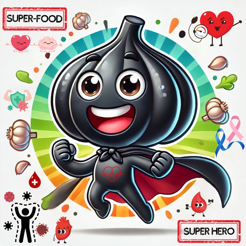 Aged Black Garlic Benefits Superhero Superfood