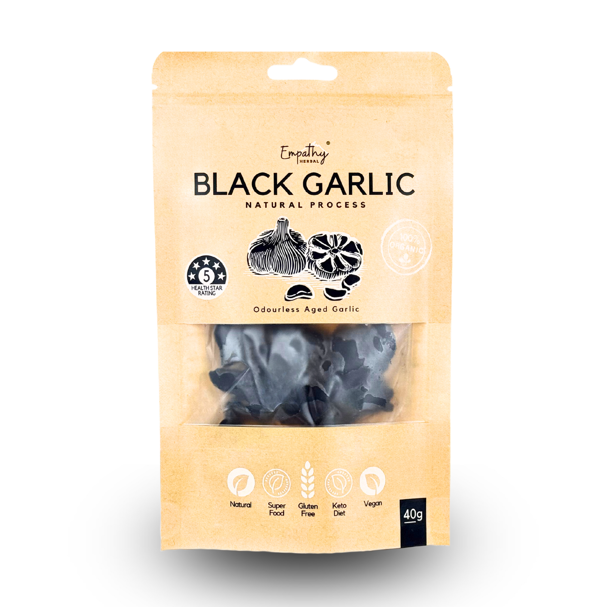 black garlic cloves