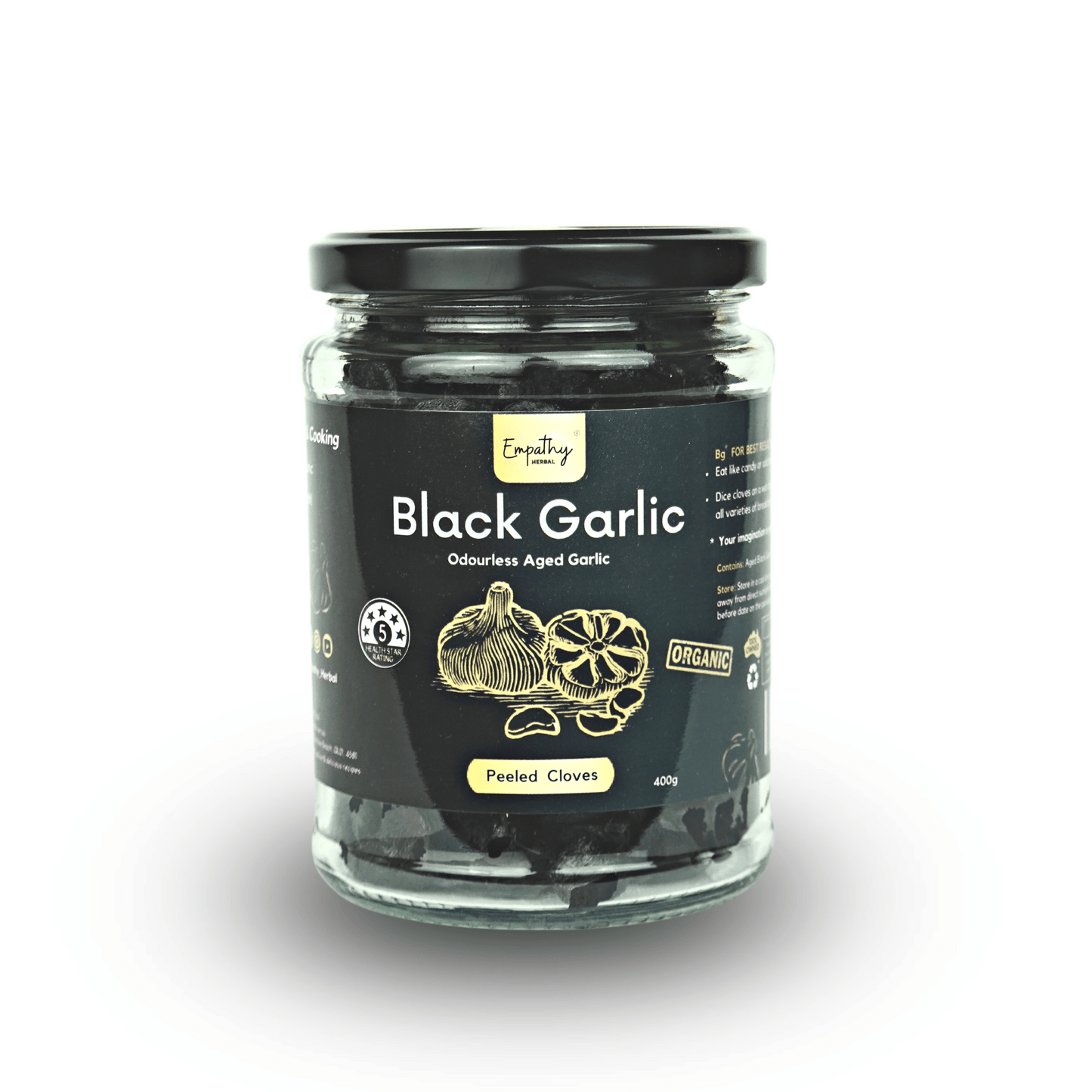 Black Garlic Peeled Cloves