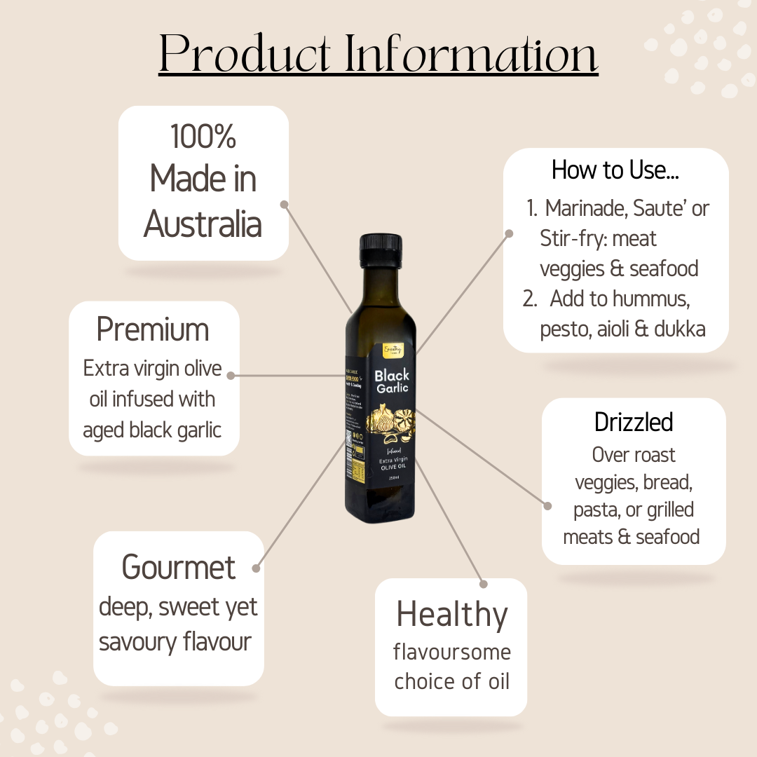 black garlic oil information