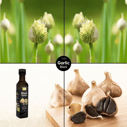 garlic plants & BG oil