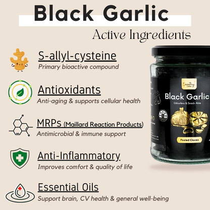 black garlic ingredients