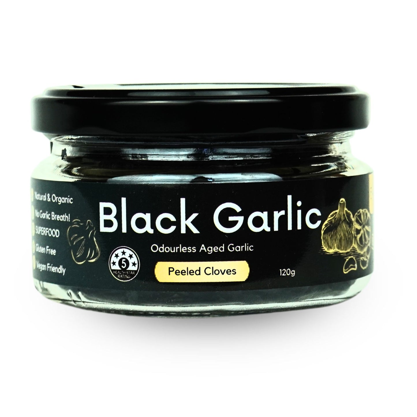 Black Garlic Peeled Cloves