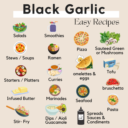 black garlic recipe ideas