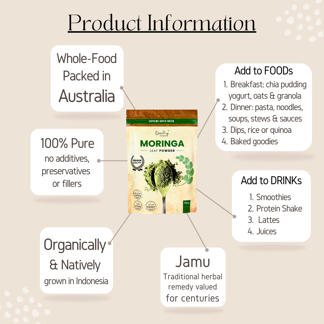 moringa powder information