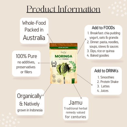 moringa powder information