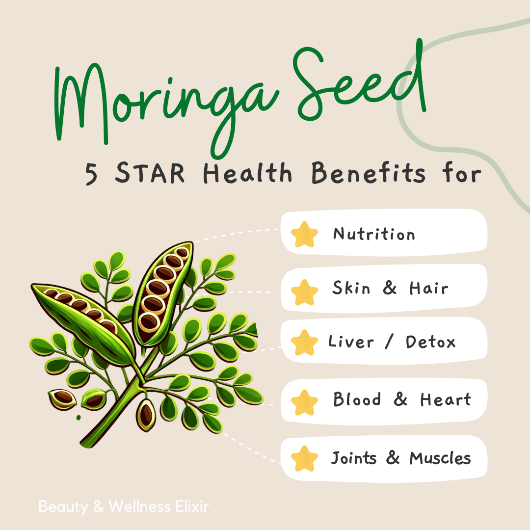 moringa seed oil benefits