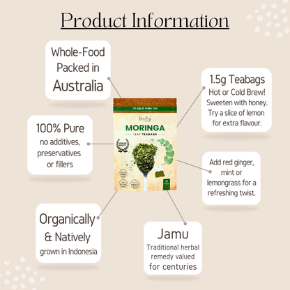 moringa tea information