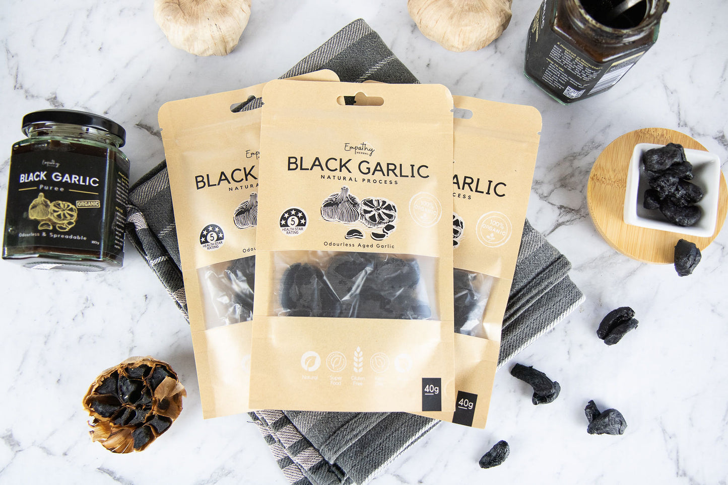 Black Garlic Peeled Cloves