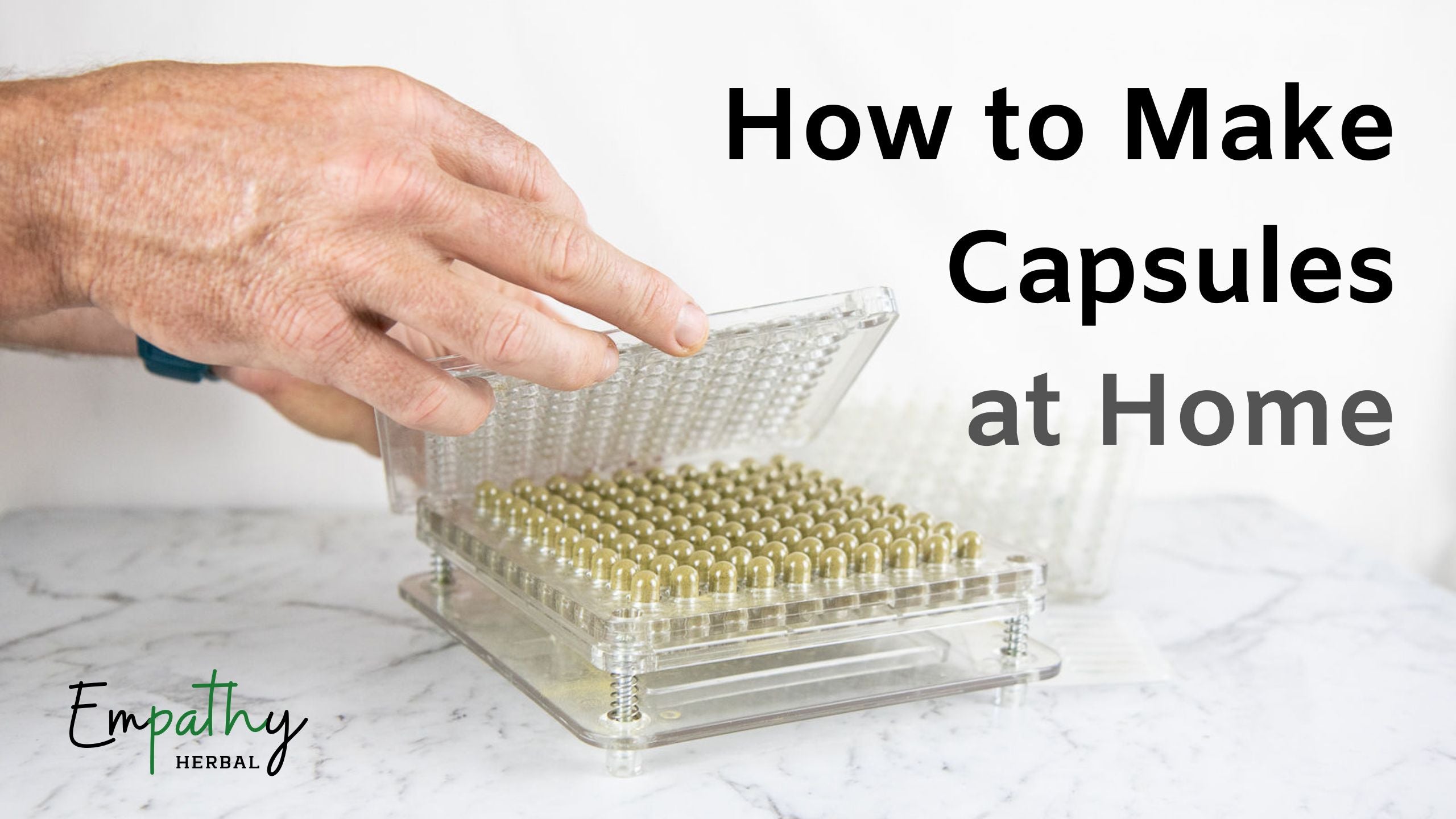 Load video: how to make capsules at home