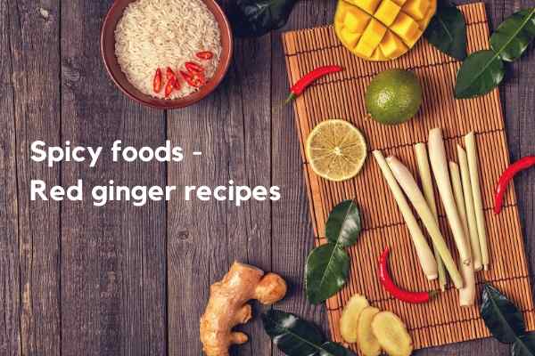 Red ginger recipes