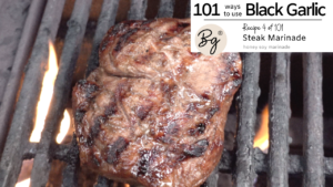 black garlic steak marinade