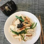 black garlic sesame noodle
