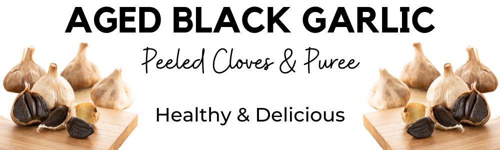 Aged Black Garlic Healthy & Delicious _ cloves & puree