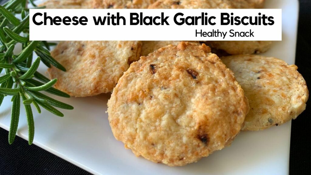 Cheese with black garlic the best healthy snack