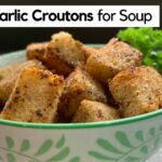 Black Garlic Croutons for Soup
