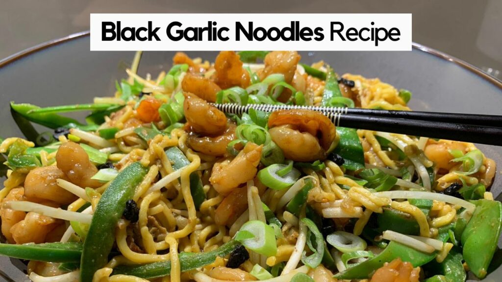 Black Garlic Noodle Recipe