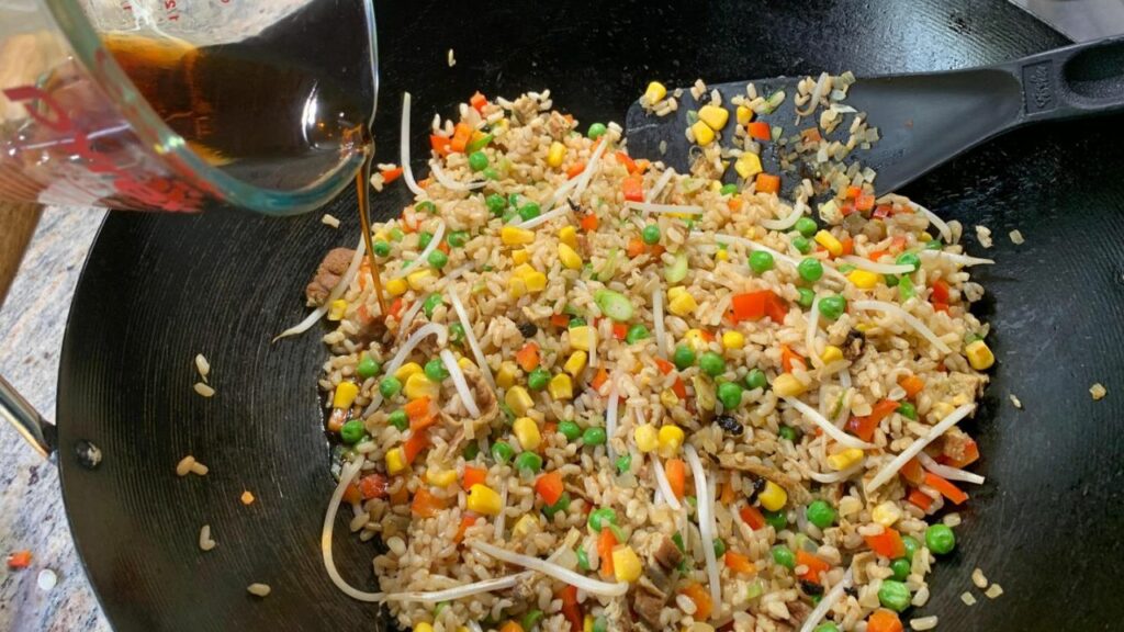 Black Garlic Rice Recipe - wok