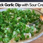 Black Garlic Dip with Sour Cream