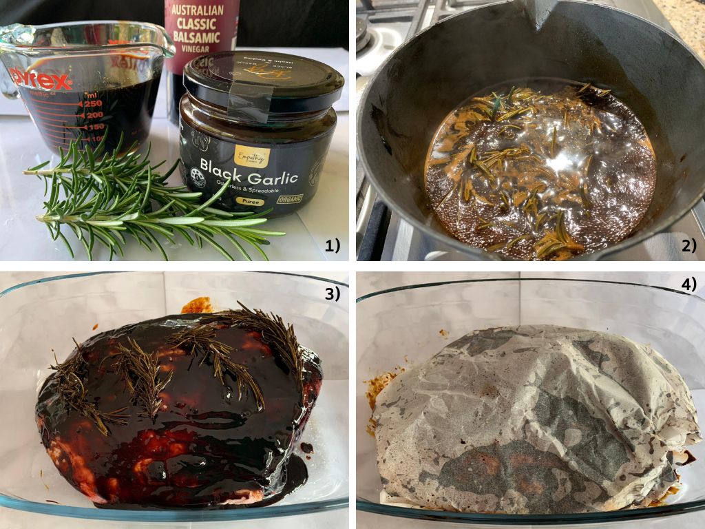 How to make Black Garlic Lamb Shoulder Slow Cooked